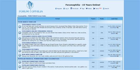 Forumophilia & 26+ Porn Forums Like Forumophilia.com.